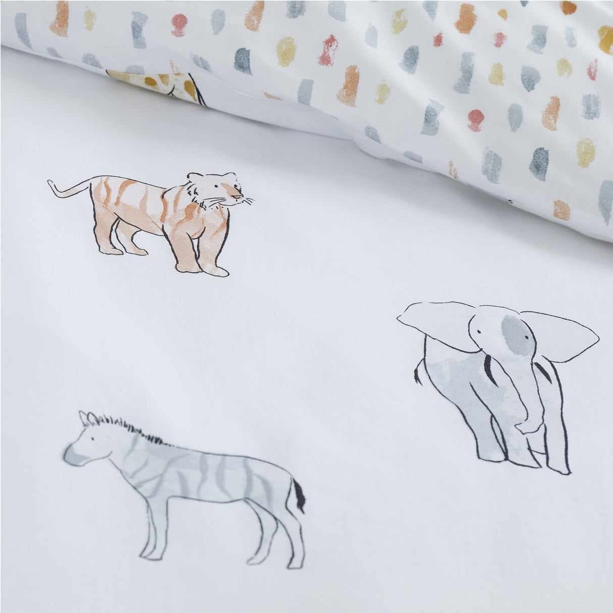 Bianca Fine Linens Zoo Animals Duvet Cover Set - Zoo Animals Duvet Set