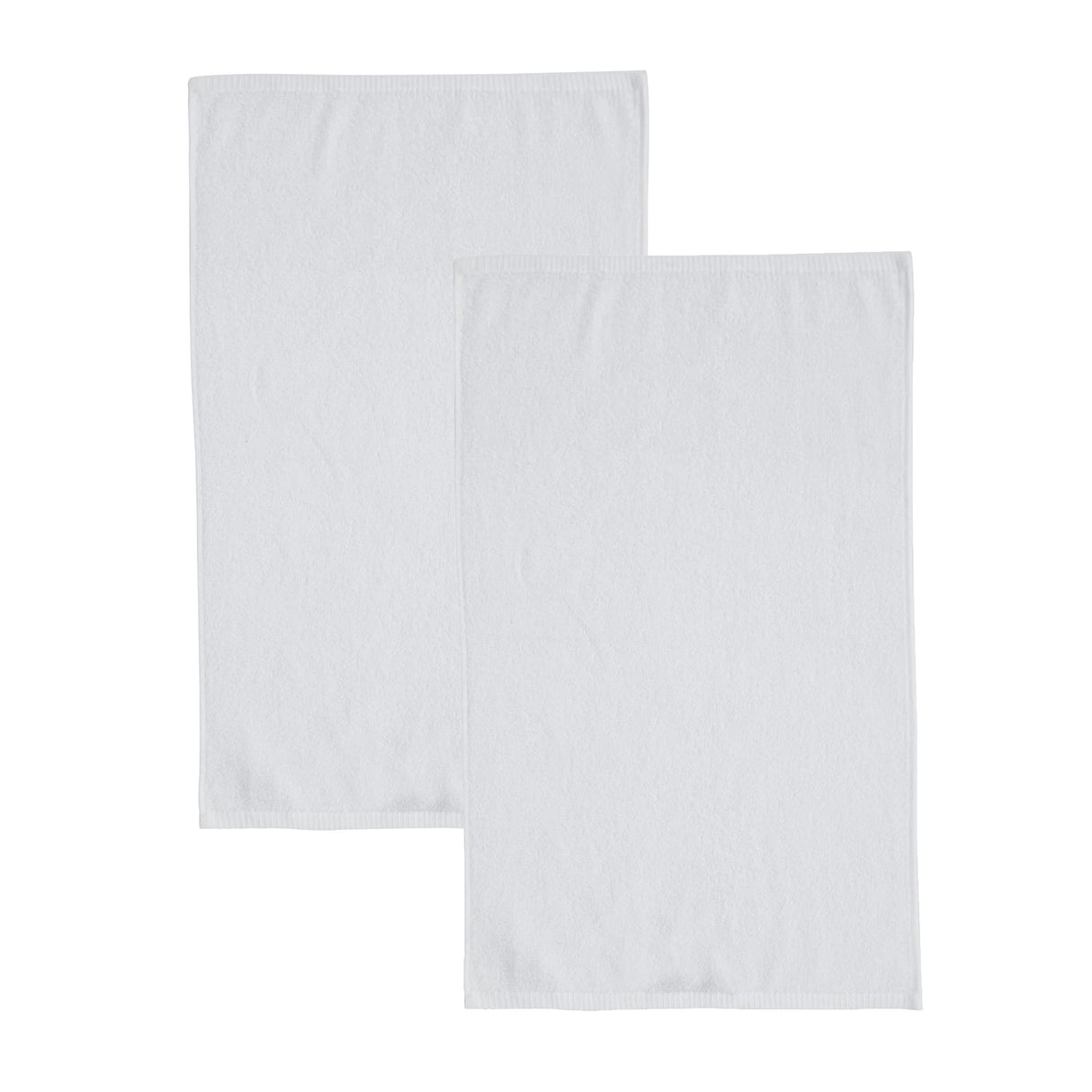 Catherine Lansfield Quick Dry 400gsm 2 Piece Bath Sheet Towel Bale - White - Quick Dry Sheet Pair White
