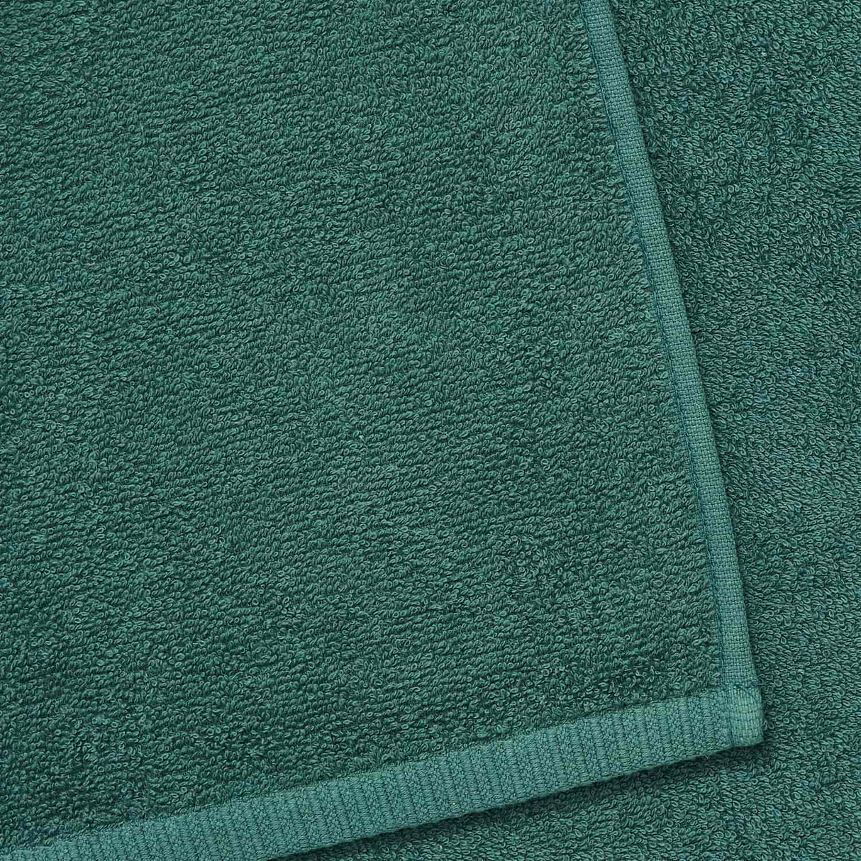 Catherine Lansfield Quick Dry Cotton 8 Piece Towel Bale - Forest Green - Quick Dry Towel Green