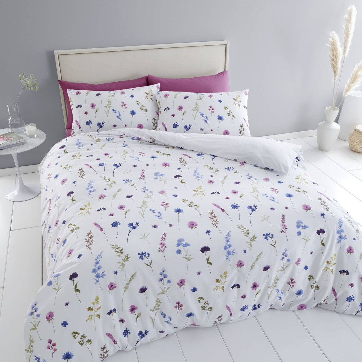 Catherine Lansfield Countryside Floral Duvet Cover Set - Countryside Floral