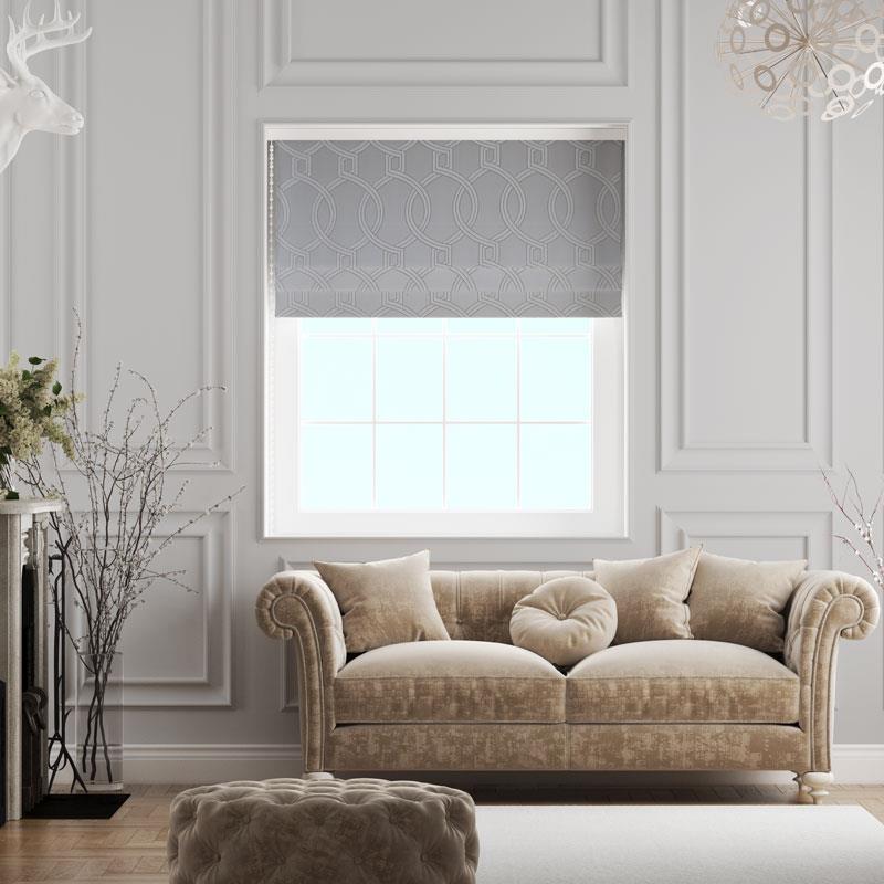 Aria Clay Made To Measure Roman Blind by Style Furnishings