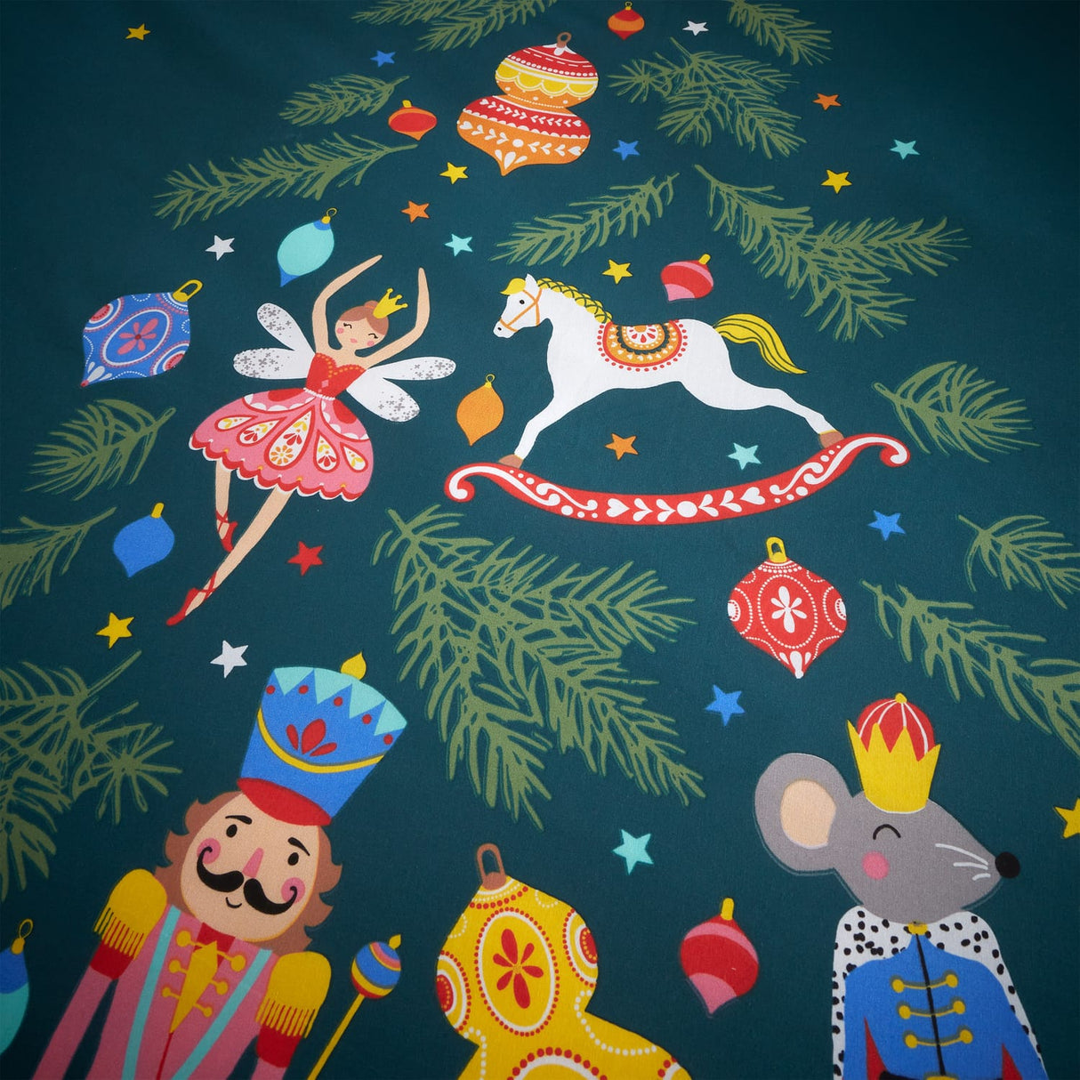 Catherine Lansfield Christmas Nutcracker Duvet Cover Set - Christmas Nutcracker Duvet Set