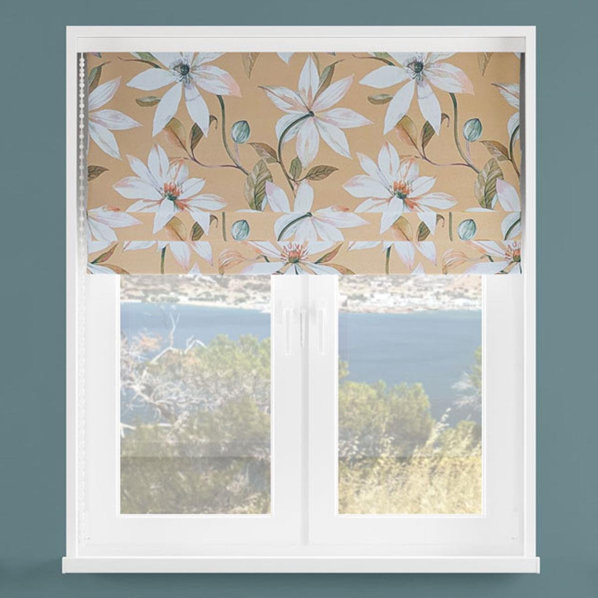 Olivia Harvest Made To Measure Roman Blind by Style Furnishings