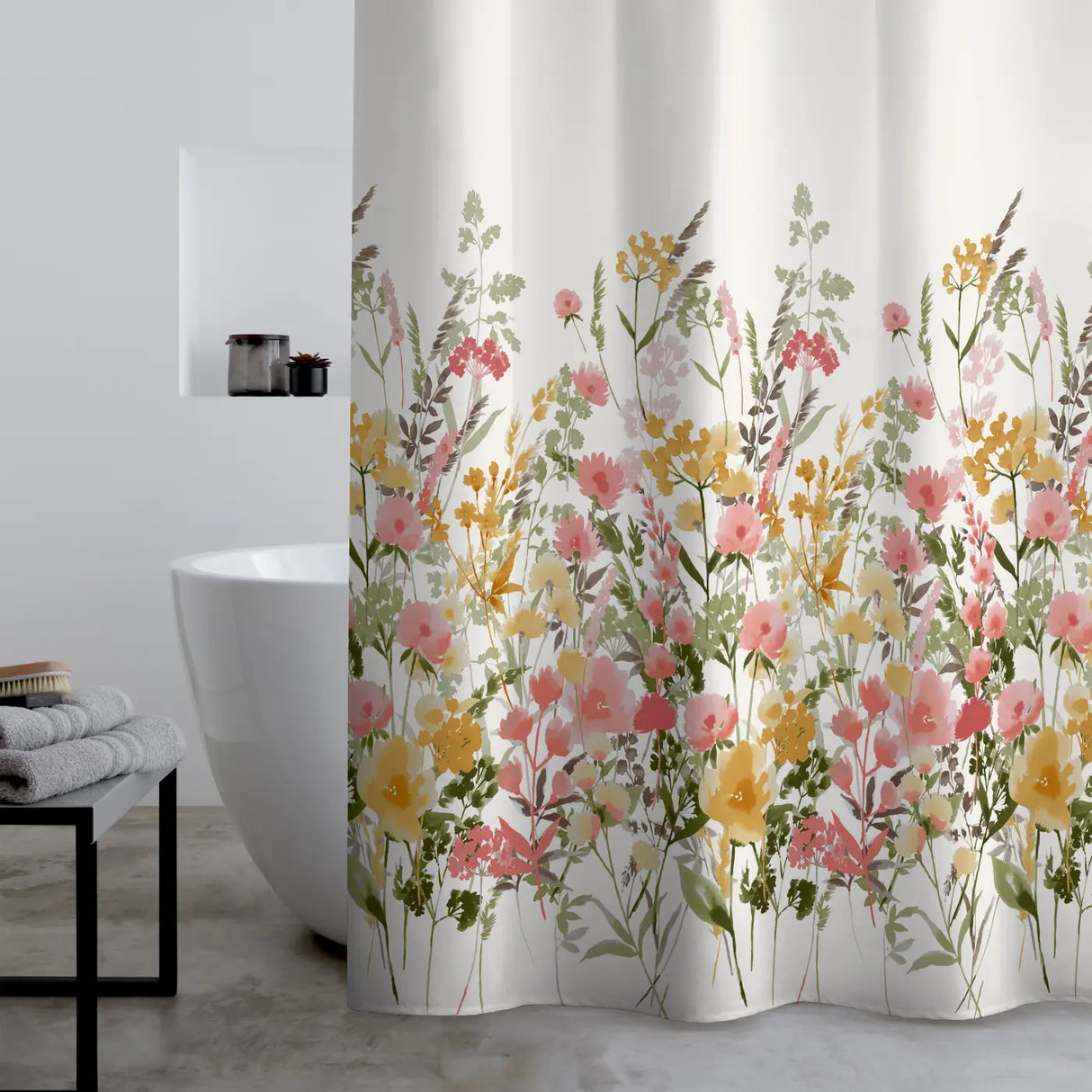 Countryside Floral Shower Curtain by Catherine Lansfield
