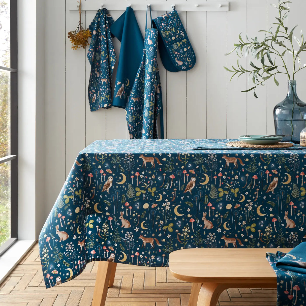 Enchanted Twilight Animals Kitchen Textiles Collection by Catherine Lansfield
