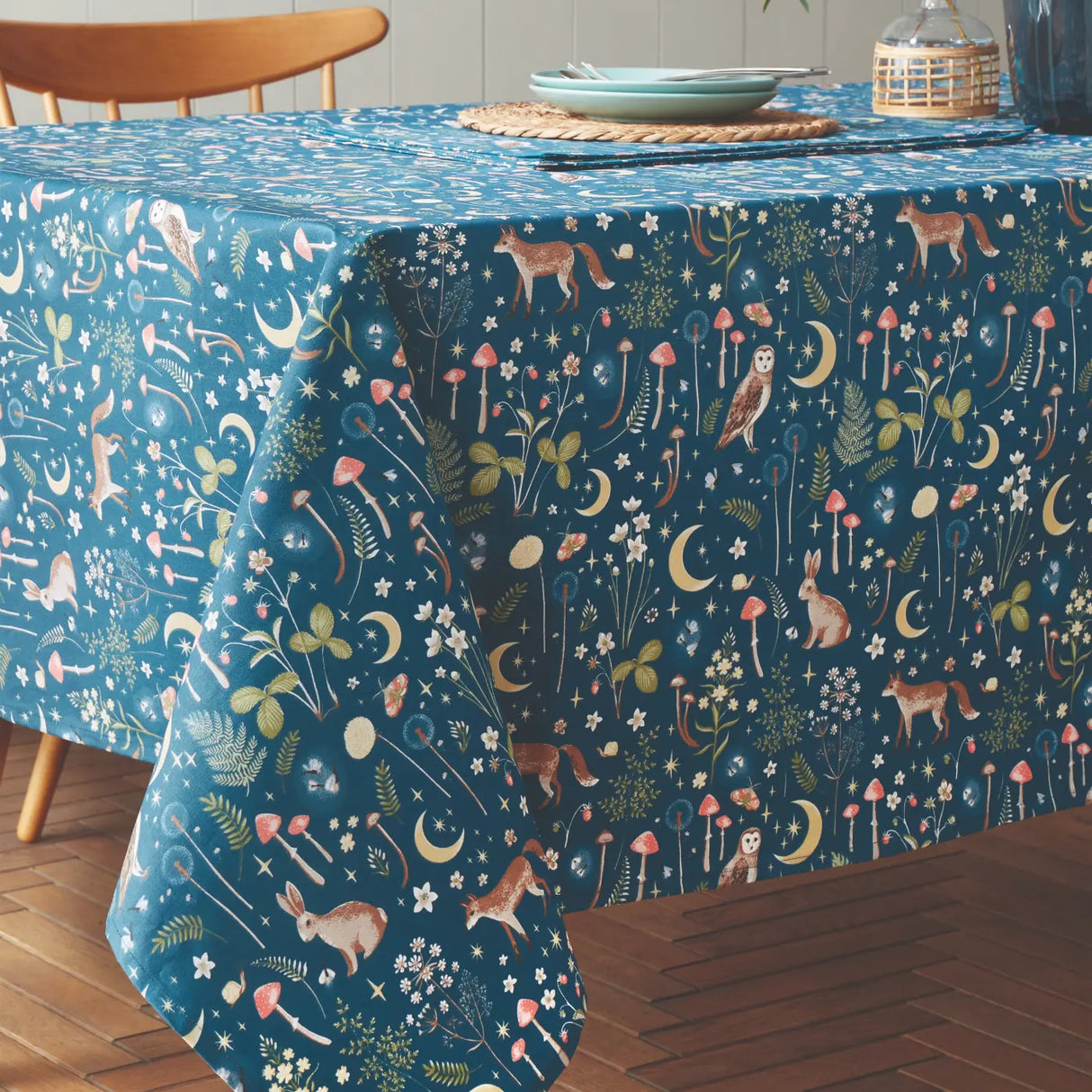 Enchanted Twilight Animals Kitchen Textiles Collection by Catherine Lansfield