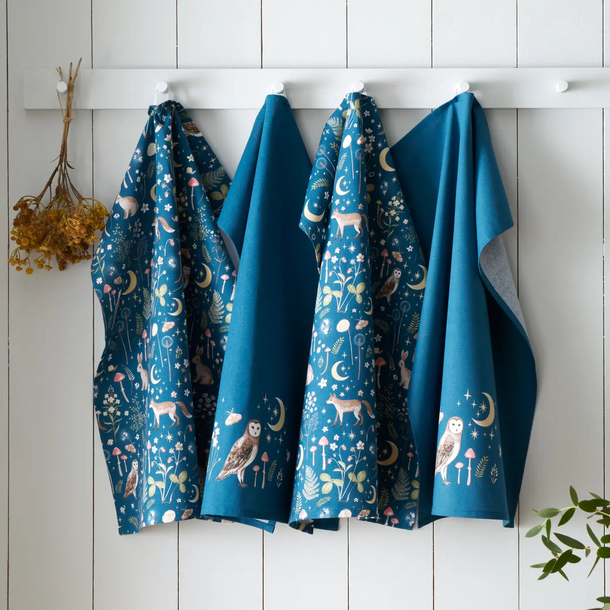 Enchanted Twilight Animals Kitchen Textiles Collection by Catherine Lansfield