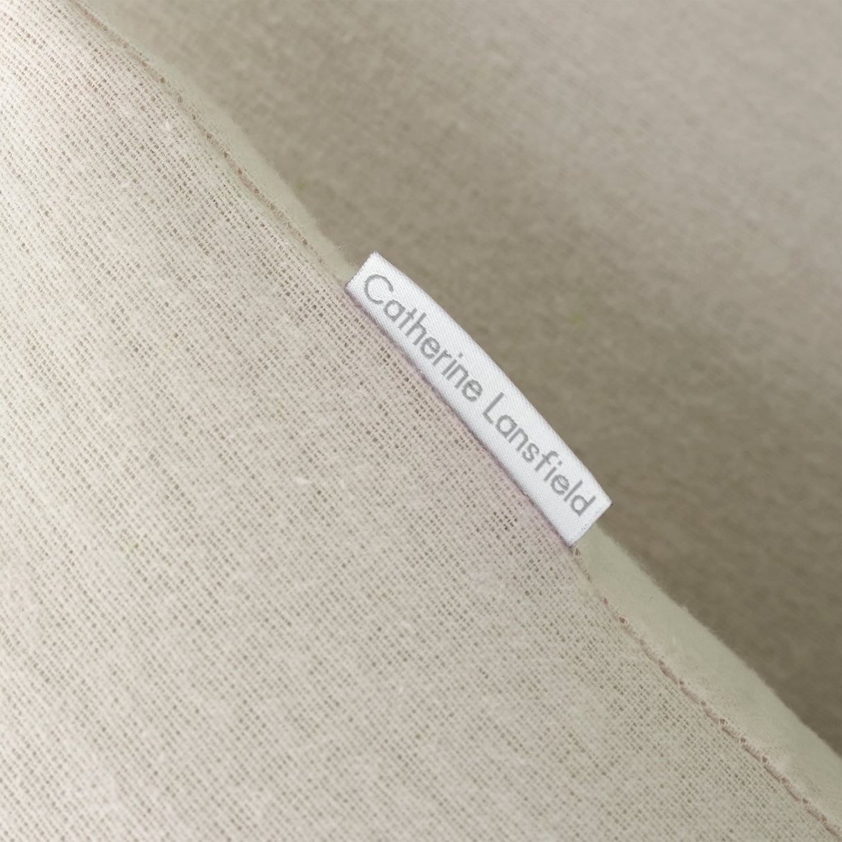 Catherine Lansfield Brushed Cotton Duvet Cover Set - Brushed Cotton Cream Duvet Set