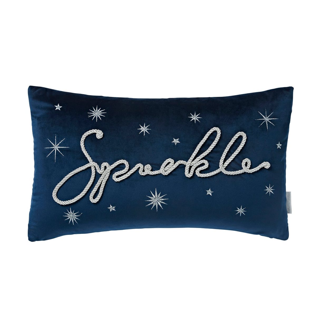 Catherine Lansfield Christmas Sparkle Filled Cushion 30cm x 50cm - Sparkle Cushion