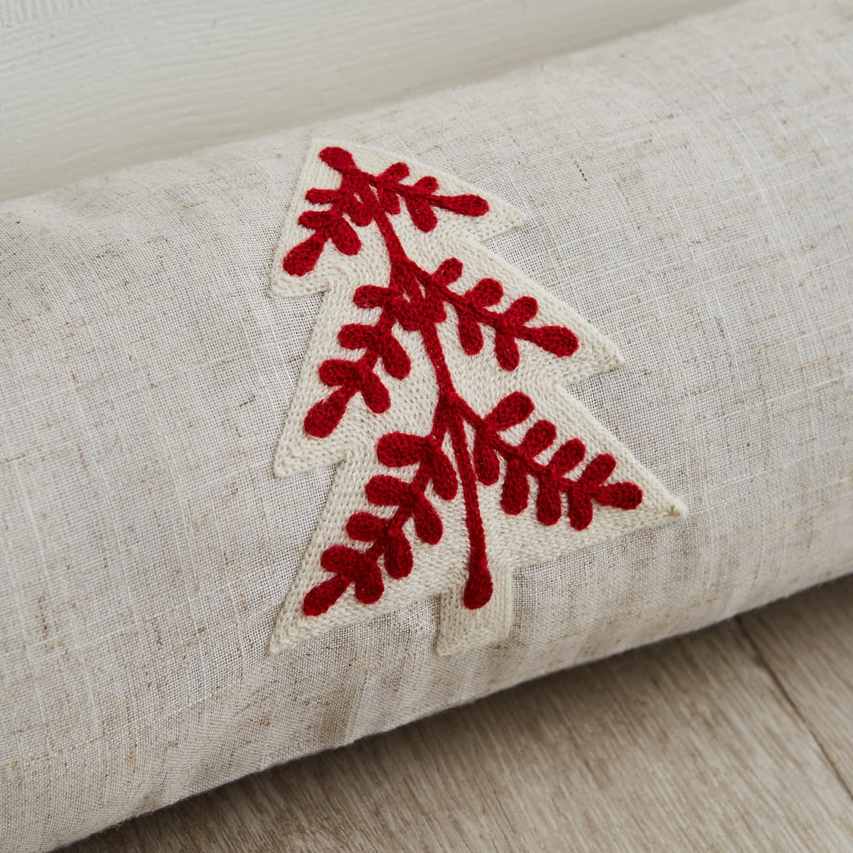 Catherine Lansfield Tufted Christmas Tree Draught Excluder - Tufted Christmas Tree Excluder
