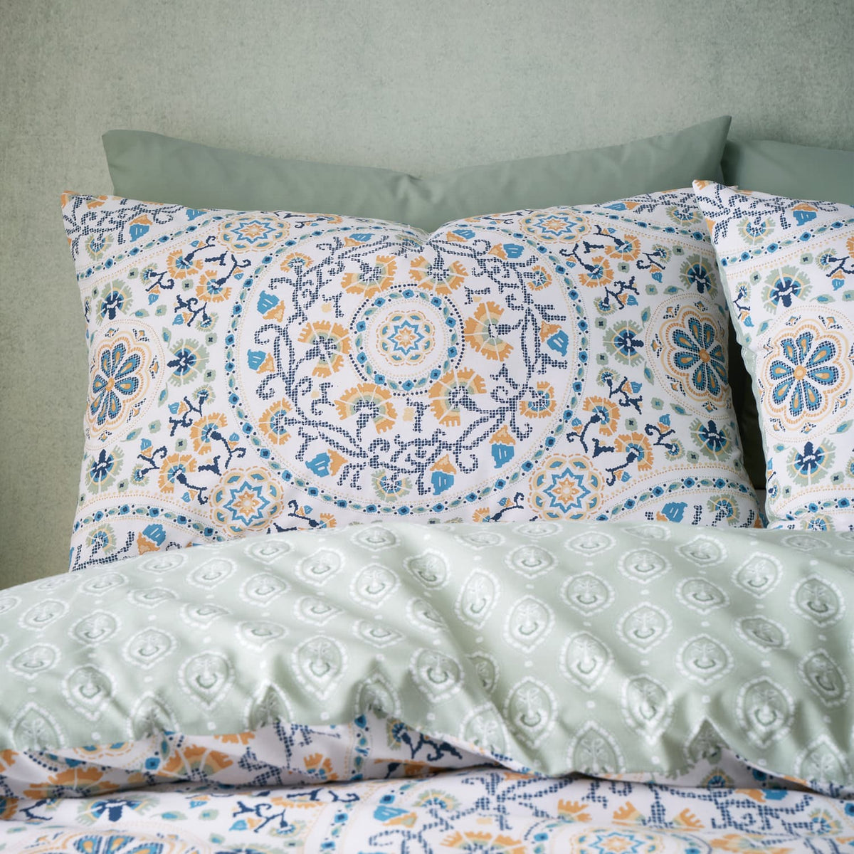 Pineapple Elephant Safiya Mandala Duvet Cover Set - Safiya Mandala Duvet Set