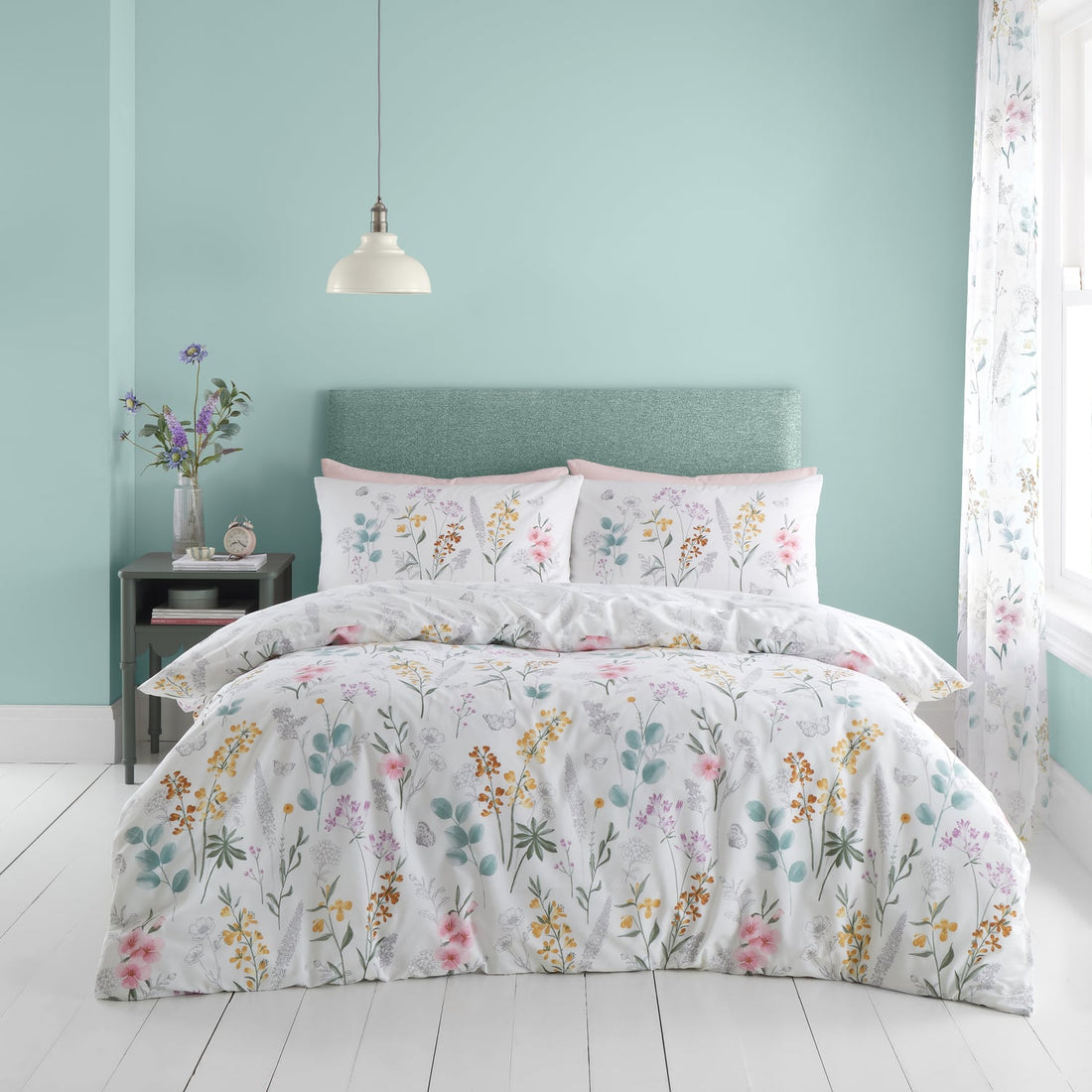 Catherine Lansfield Emilia Floral Duvet Cover Set