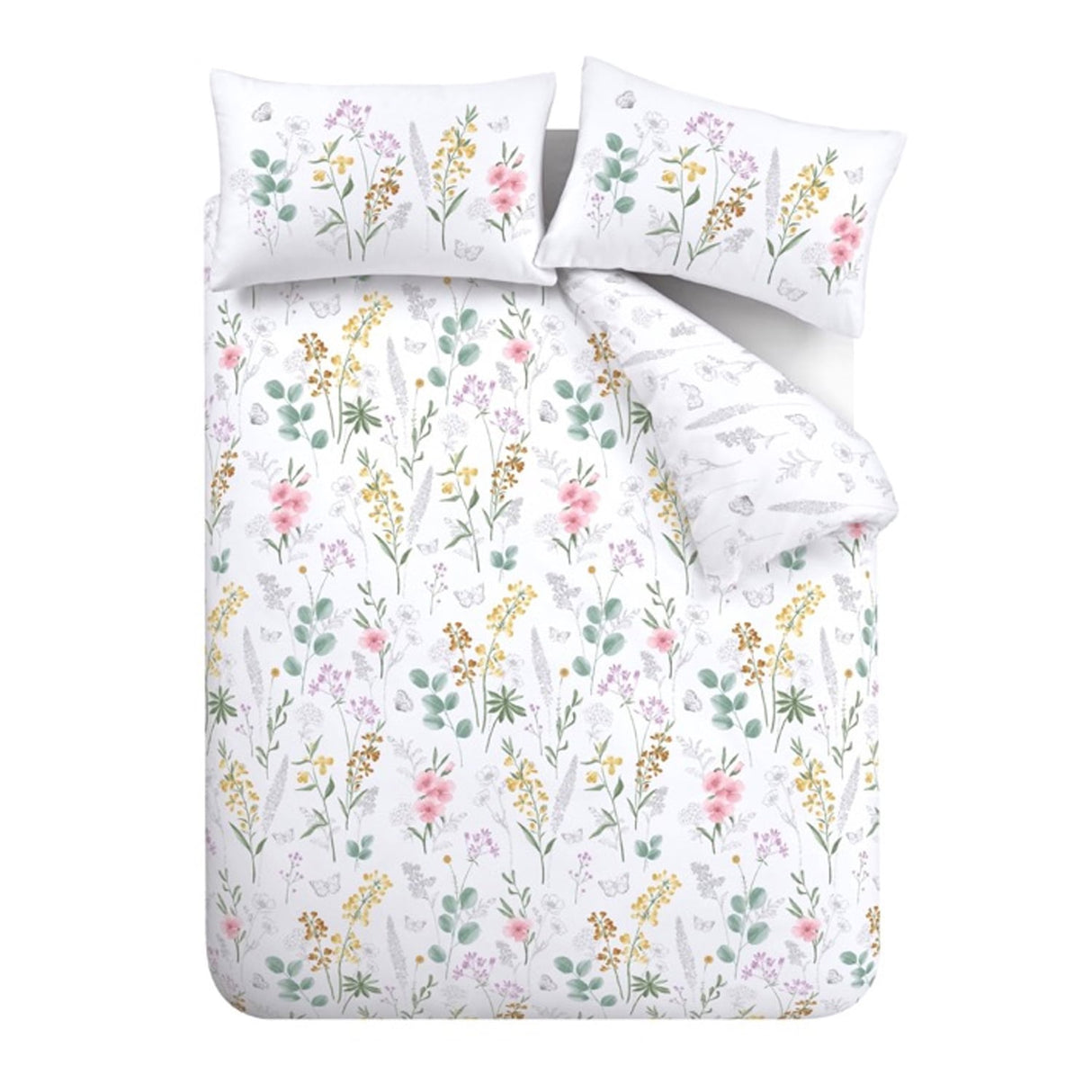 Catherine Lansfield Emilia Floral Duvet Cover Set - Emilia Floral Duvet Set