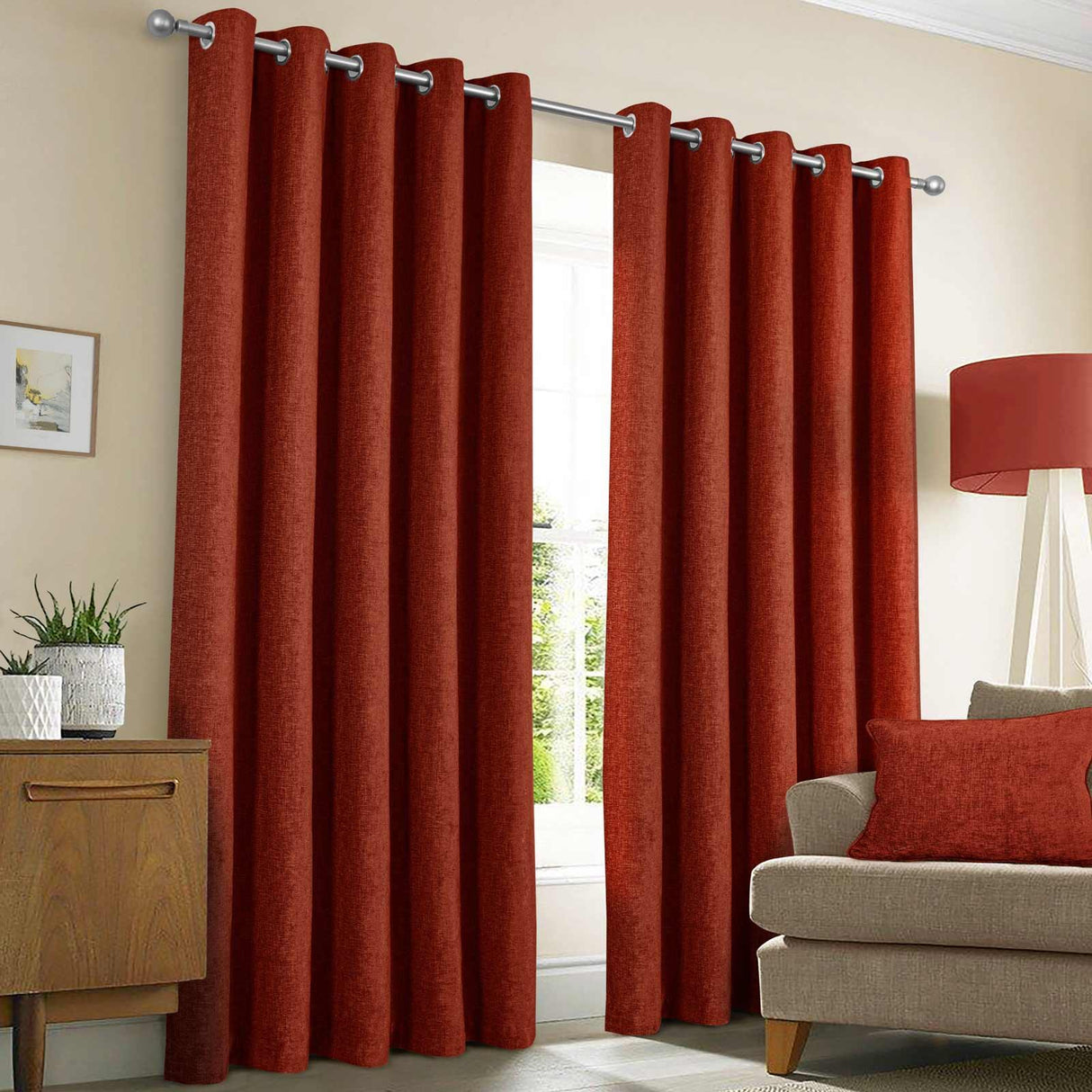Amberley Thermal Eyelet Curtains by Sundour