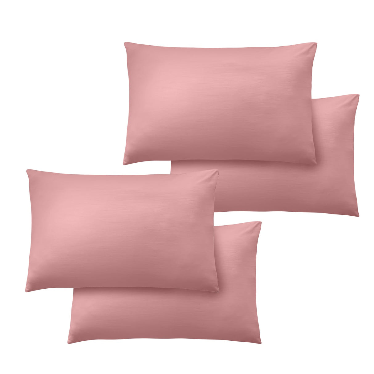 Catherine Lansfield So Soft Non Iron Pillowcases - So Soft Non Iron Coral Std Pillowcase Pair