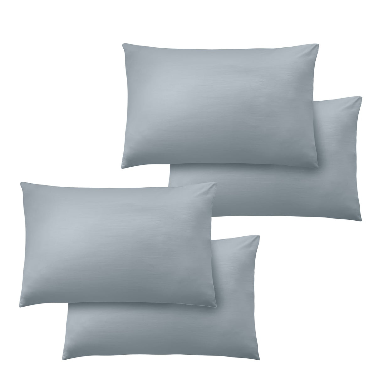 Catherine Lansfield So Soft Non Iron Pillowcases - So Soft Non Iron Slate Grey Std Pillowcase Pair