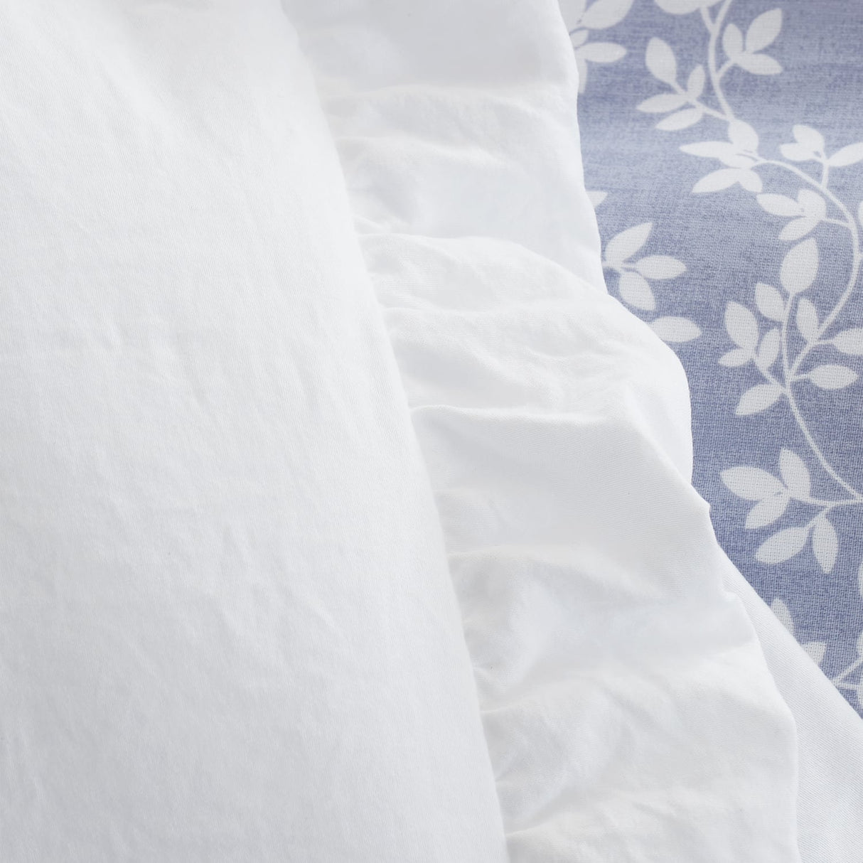 Bianca Soft Washed Frill Bedspread Beige 220cm x 230cm - Soft Washed Frill Bedspread White