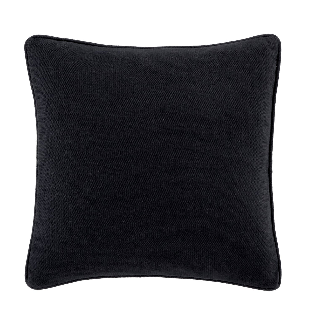 Catherine Lansfield Wilson Check Filled Cushion 45cm x 45cm - Black - Wilson Velvet Cushion Black