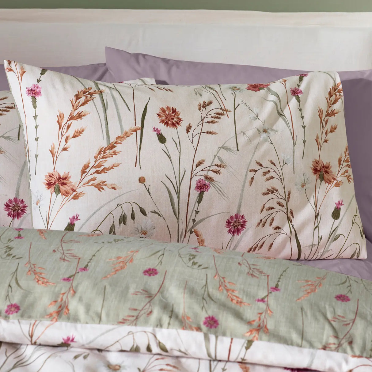 Brushed Grasmere Floral Flannelette Duvet Cover by Catherine Lansfield