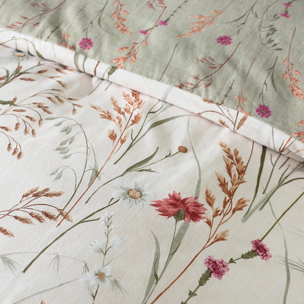 Brushed Grasmere Floral Flannelette Duvet Cover by Catherine Lansfield