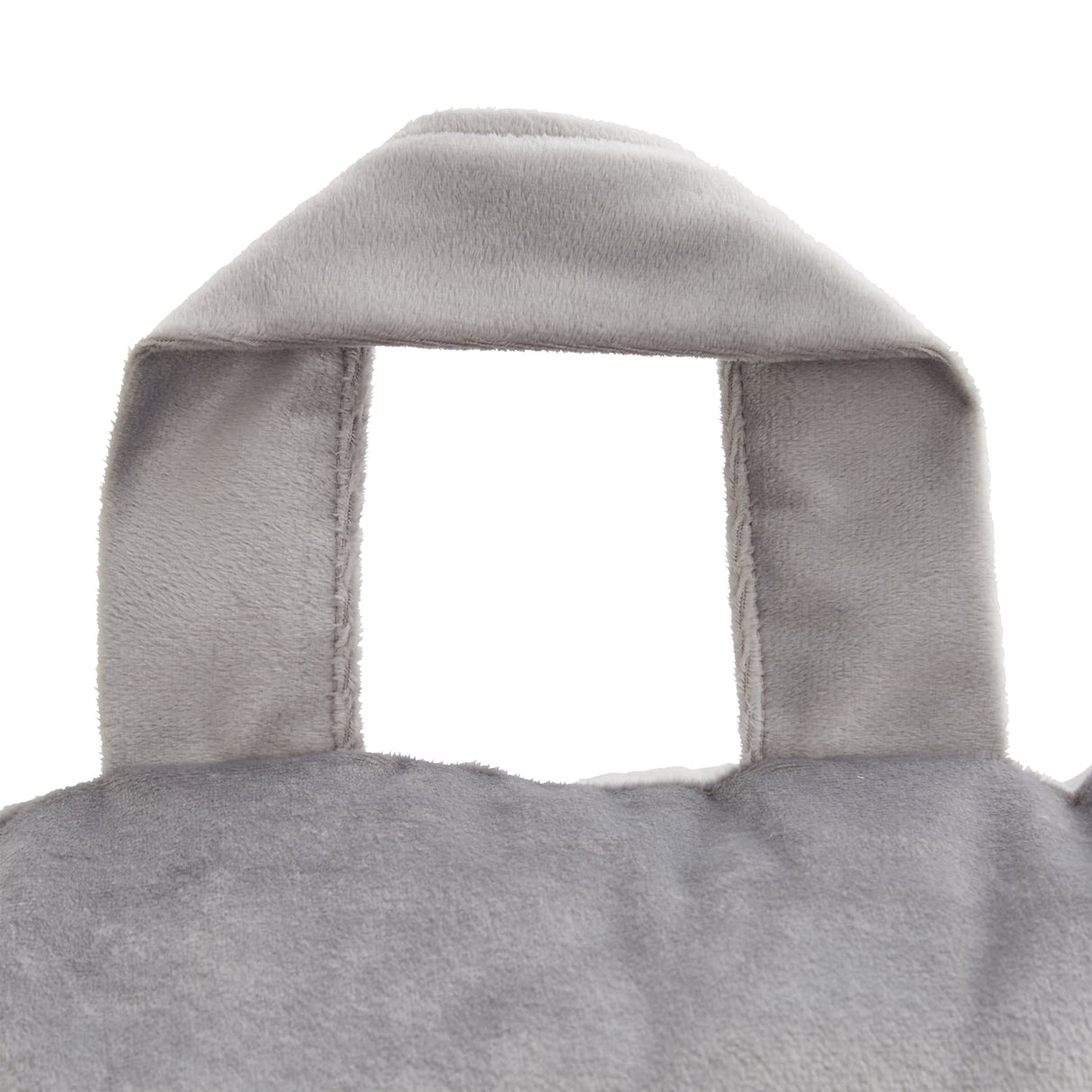 Catherine Lansfield Kingsley Cuddle Cushion Filled Back Support - Kingsley Chair Cushion Silver