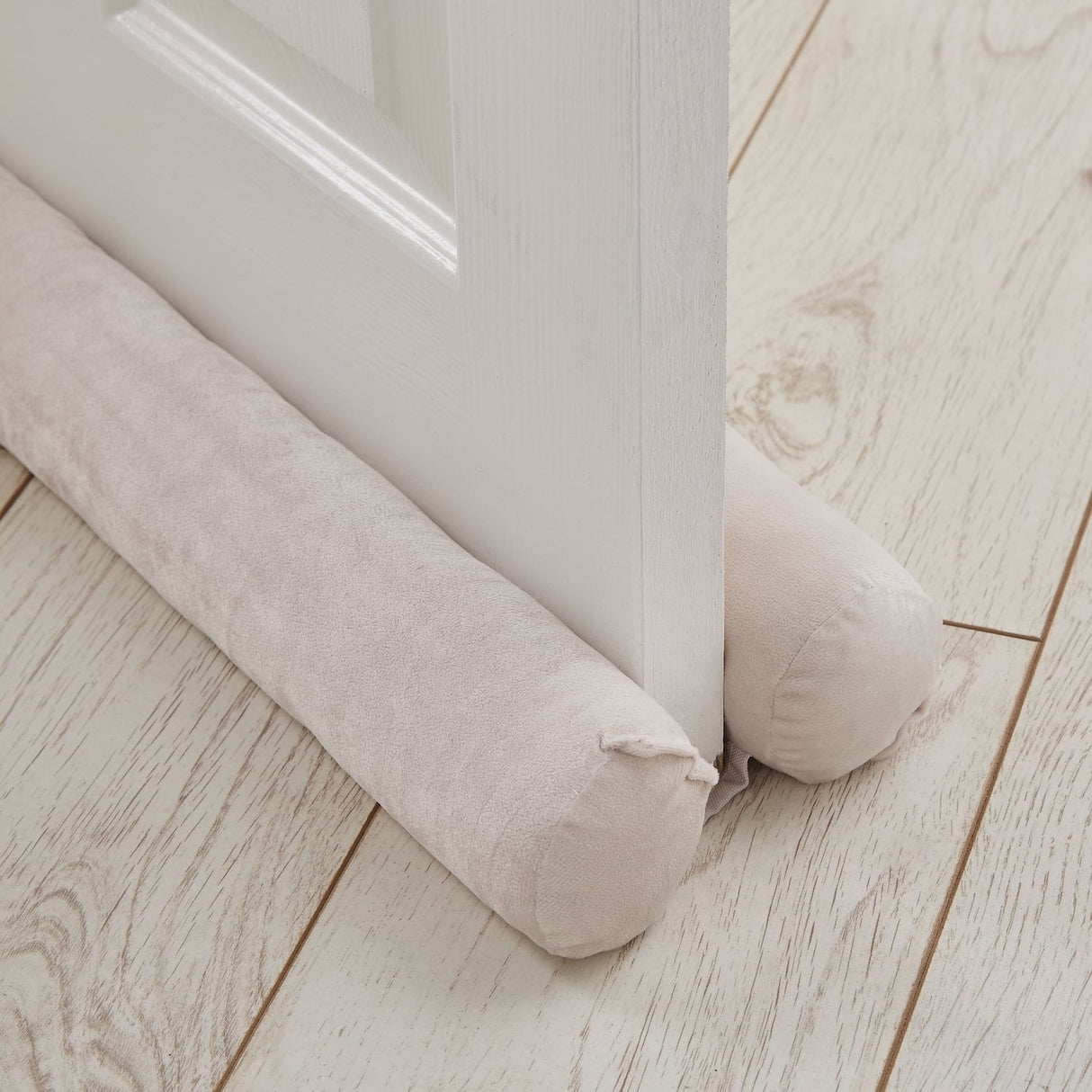 Catherine Lansfield Kingsley Cosy Draught Excluder - Kingsley Draught Excluder Cream