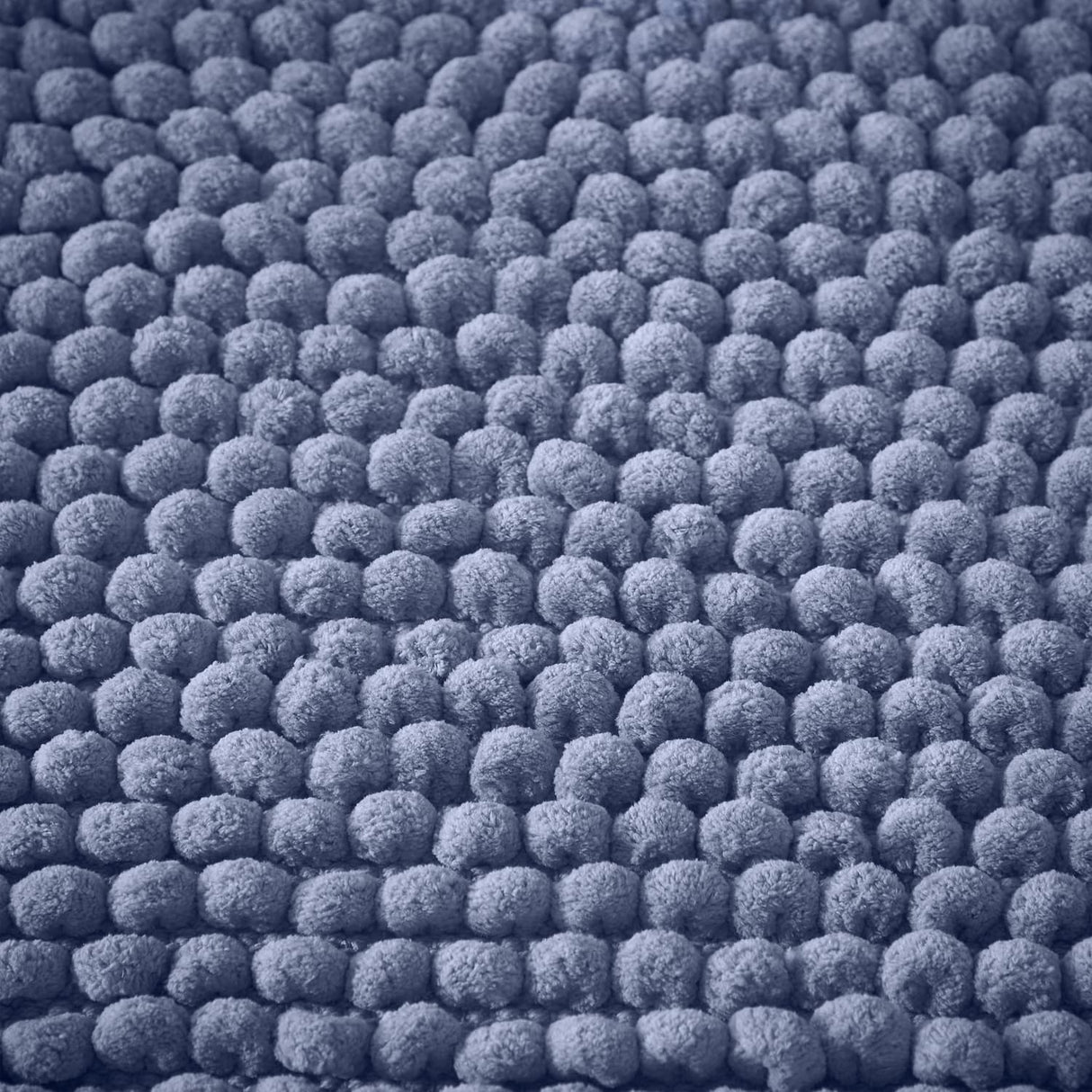 Bianca Aspen Bobble Bath Mat Runner 50cm x 120cm - Aspen Bobble Blue
