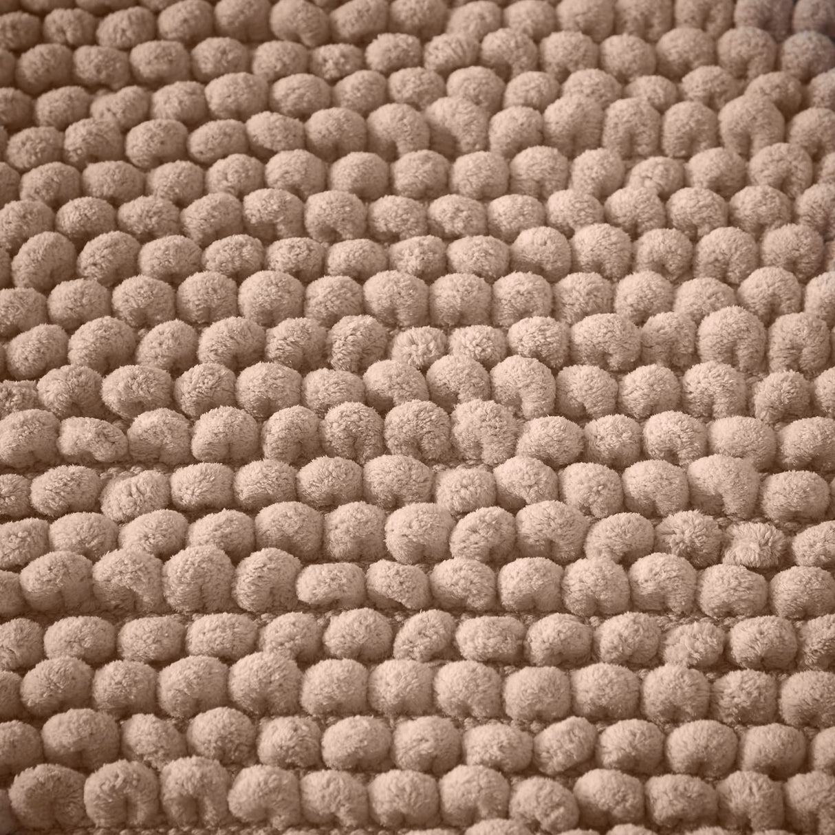 Bianca Aspen Bobble Blue Bath Mat 50x80cm - Aspen Bobble Natural