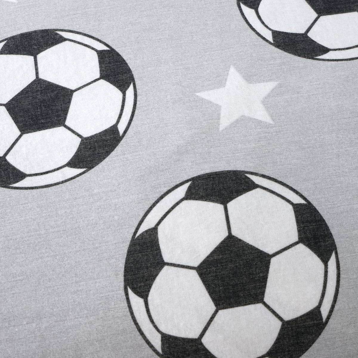 Catherine Lansfield Brushed Football Stars 25cm Deep Fitted Sheet - Brushed Football Stars Fitted Sheet