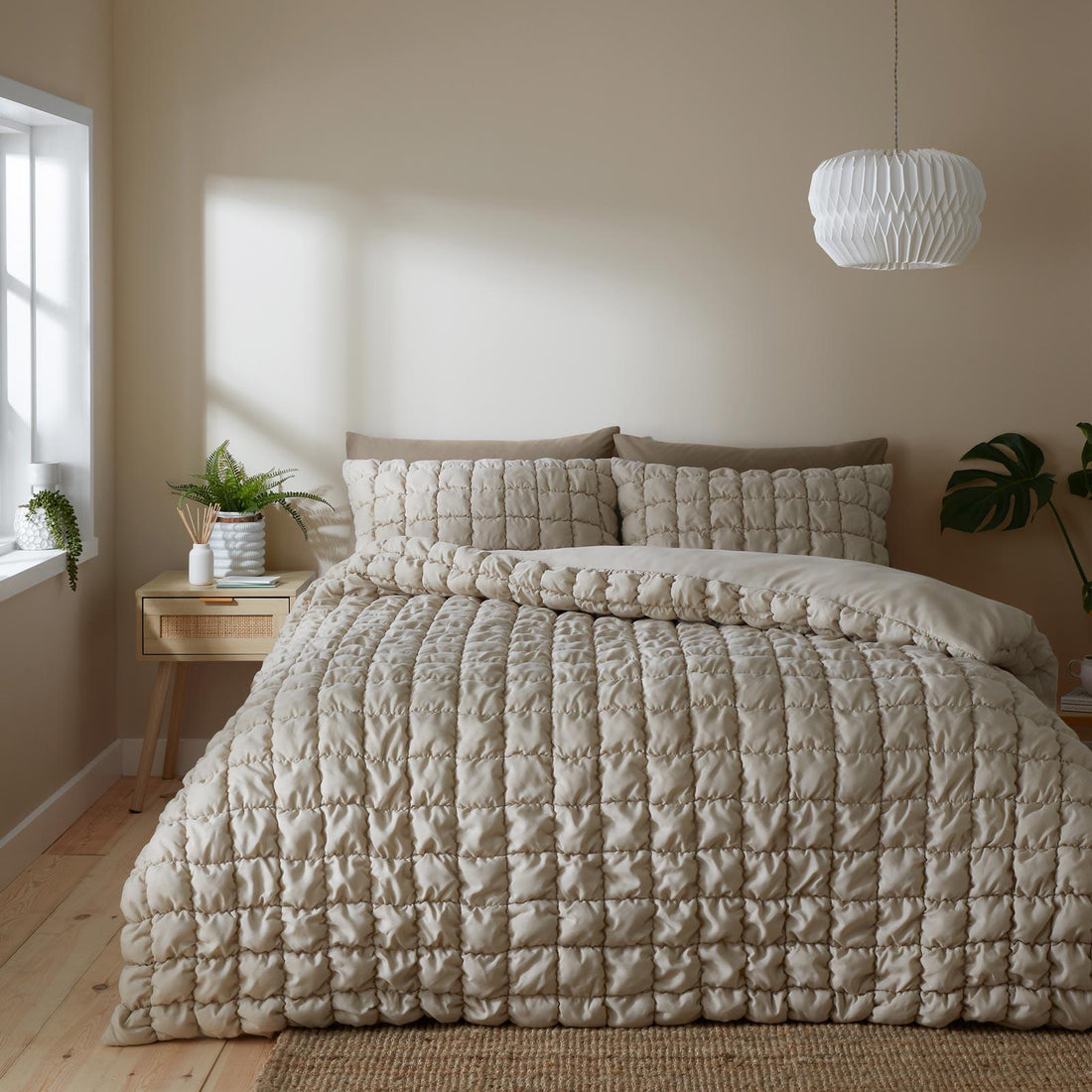 Catherine Lansfield Puffer 3.5 Tog Duvet Cover Set
