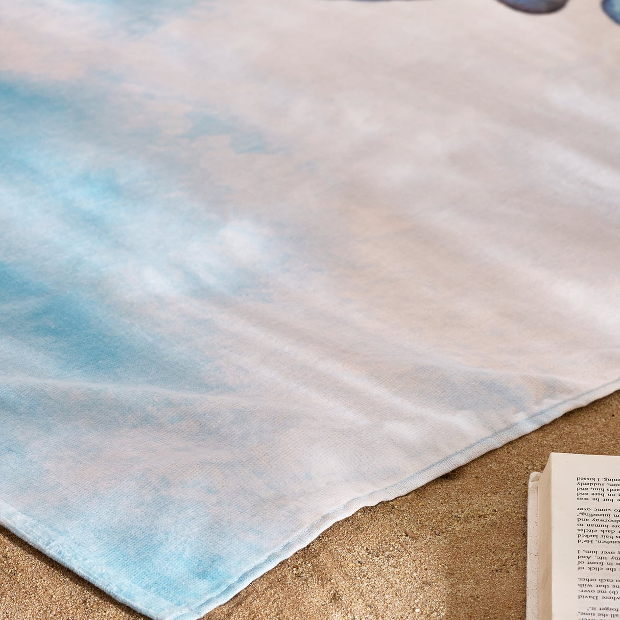Catherine Lansfield Octopus Blue Cotton Beach Towel 76x160cm - Octopus Beach Towel