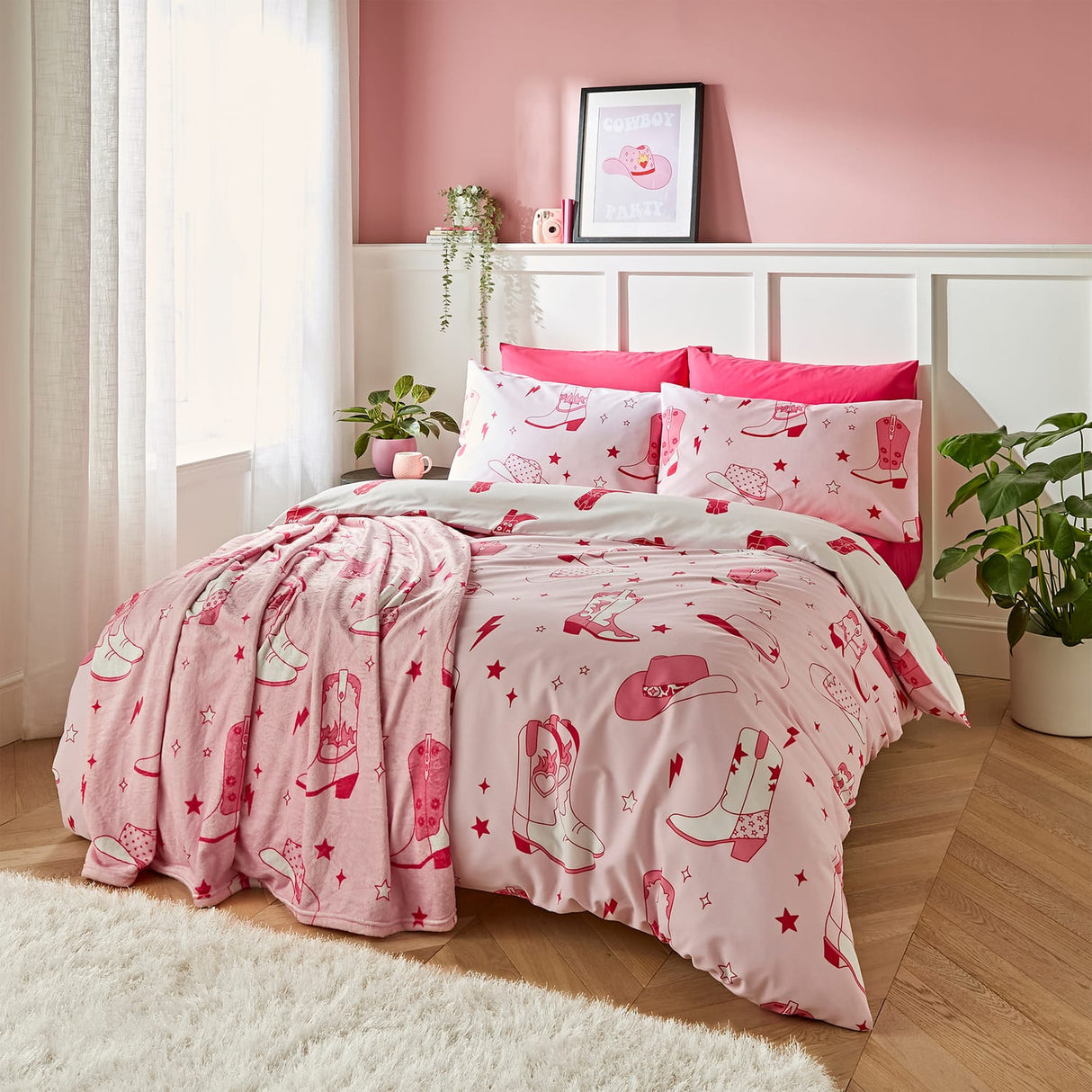 Sassy B Cowgirl Boots Duvet Cover Set