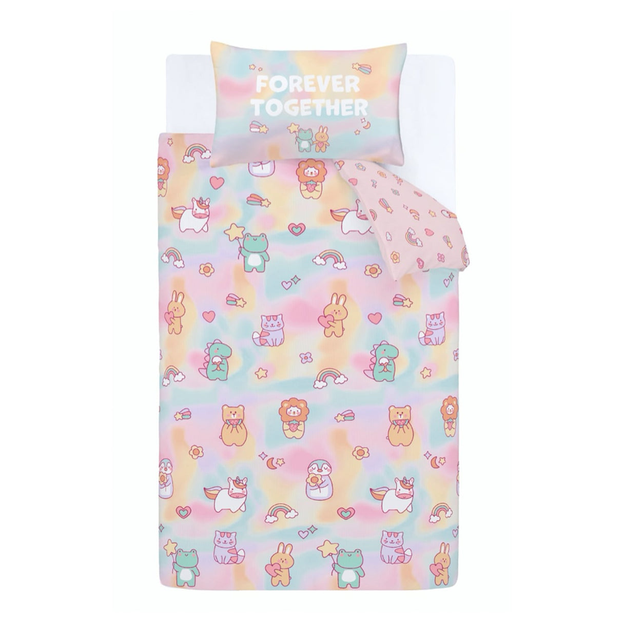 Catherine Lansfield Forever Together Kids Duvet Cover Set - Forever Together Duvet Set