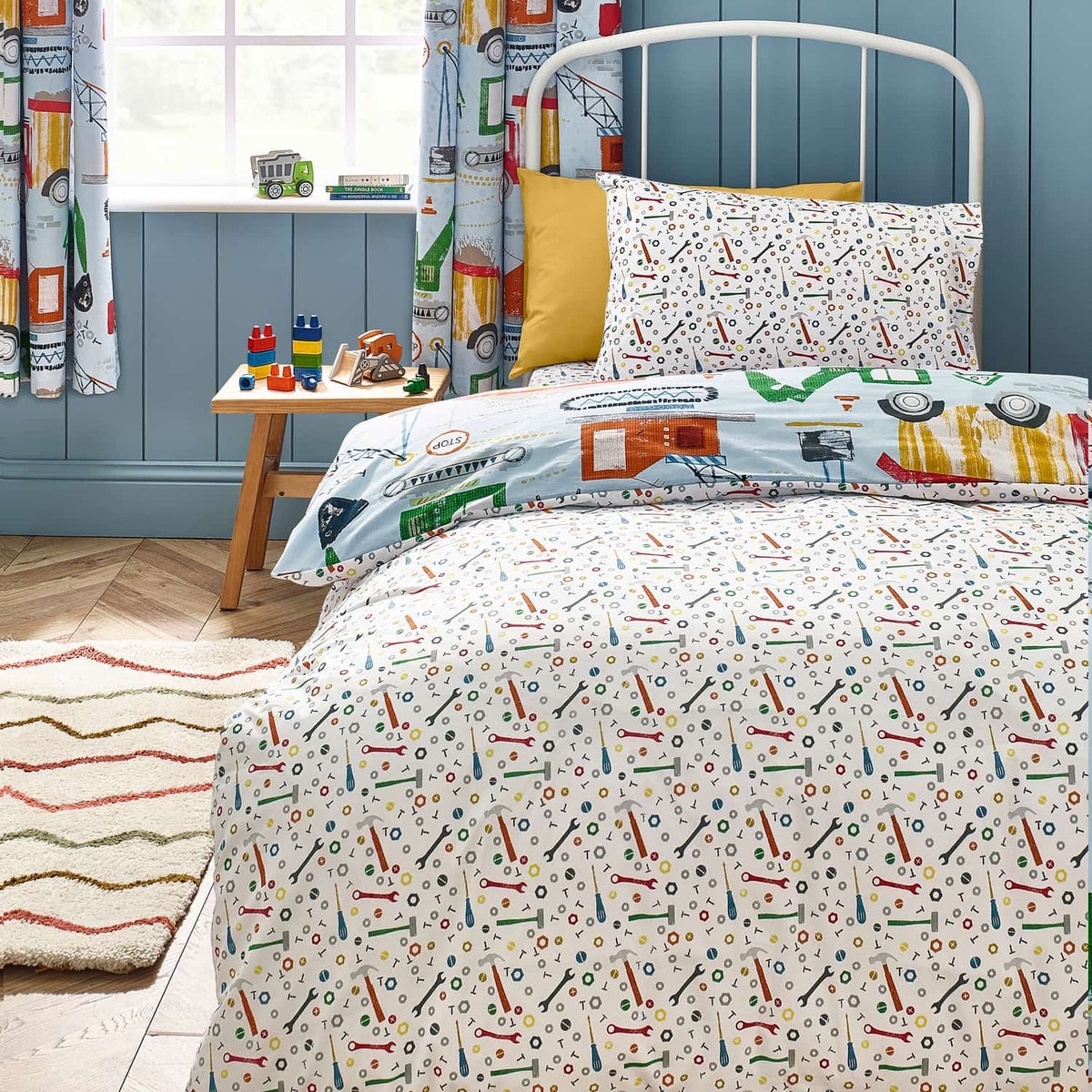 Catherine Lansfield Digger Dreams Duvet Cover Set - Digger Dreams Duvet Set