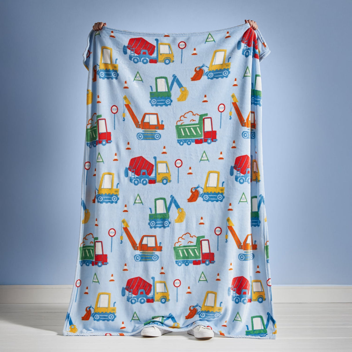Catherine Lansfield Digger Dreams Throw - Digger Dreams Throw