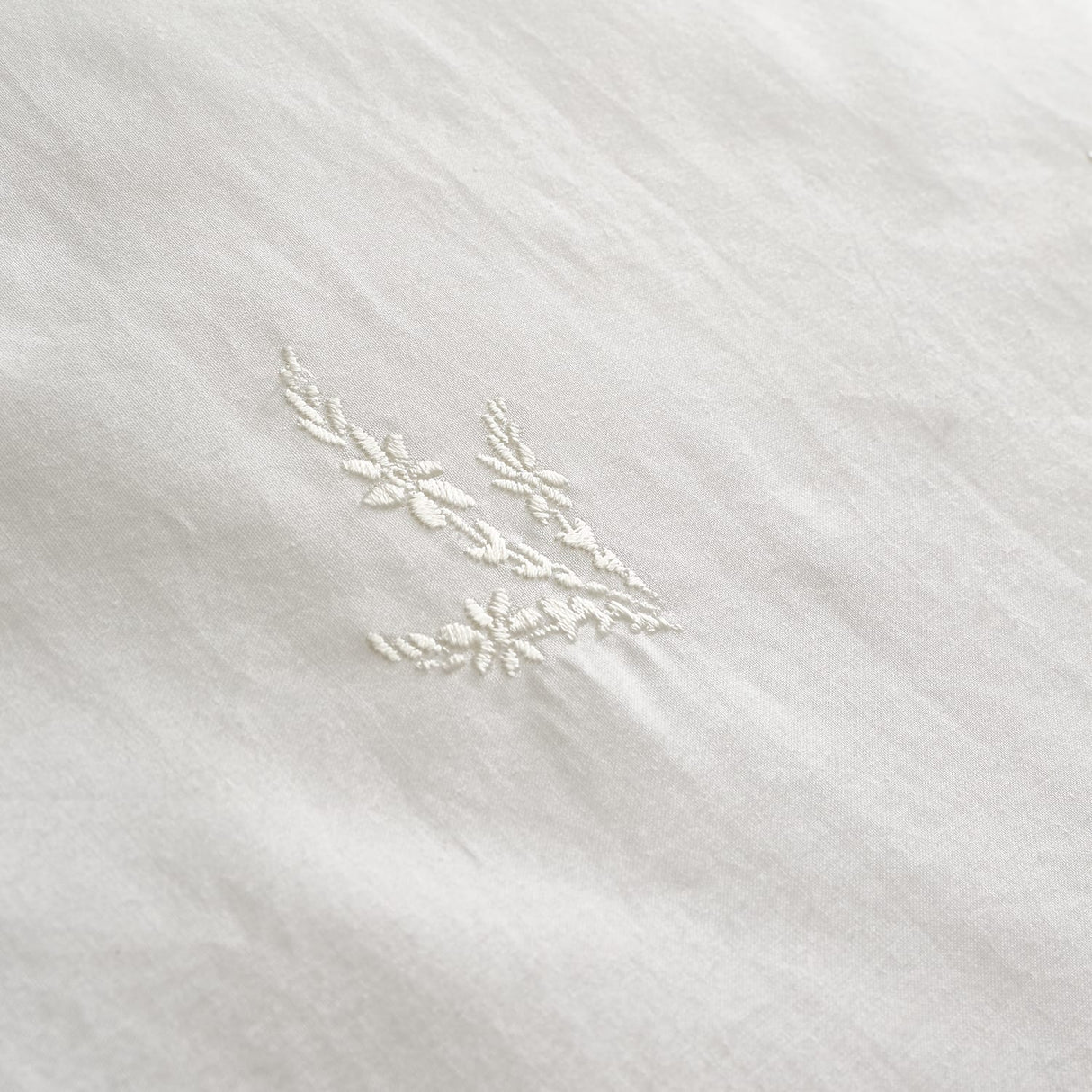 Bianca Fine Linens Lottie Embroidery Pillowcases - White - Lottie Embroidery Oxford Pillowcase Pair