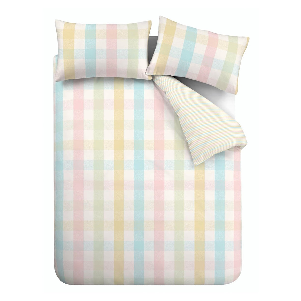 Catherine Lansfield Spring Check Duvet Cover Set - Spring Check