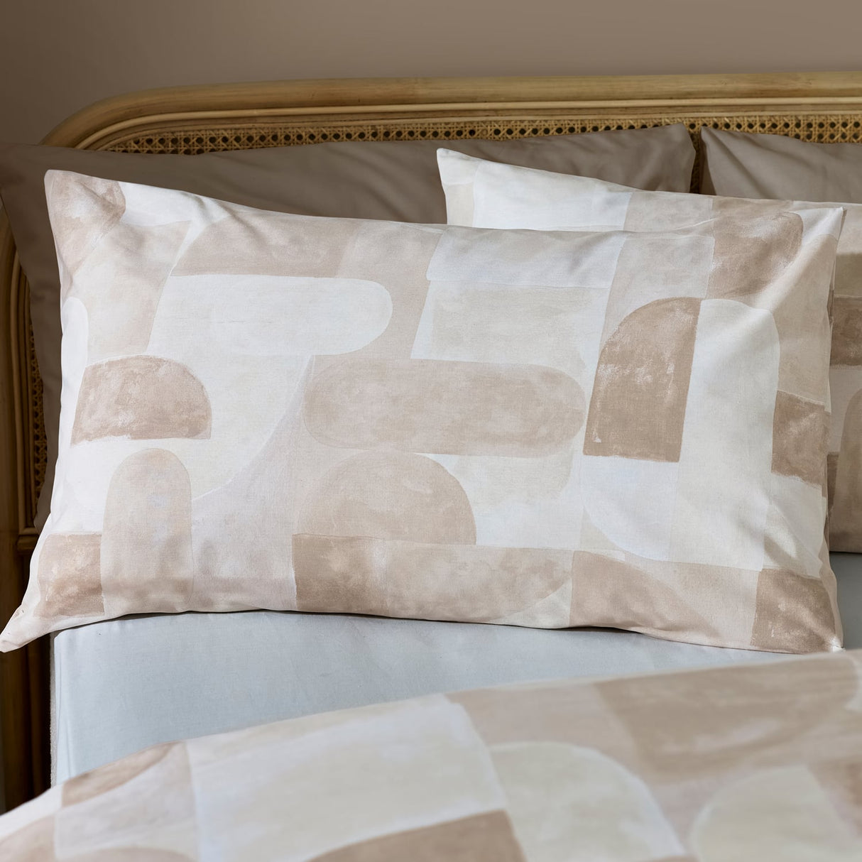 Catherine Lansfield Sloane Geo Geometric Duvet Cover Set - Sloane Geo