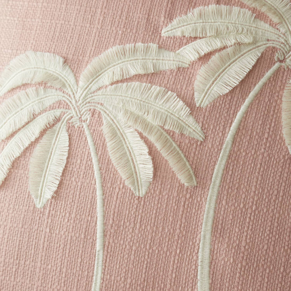 Catherine Lansfield Paradiso Palm Tropical Filled Cushion 45cm x 45cm - Sage Green - Paradiso Palm Clay Cushion