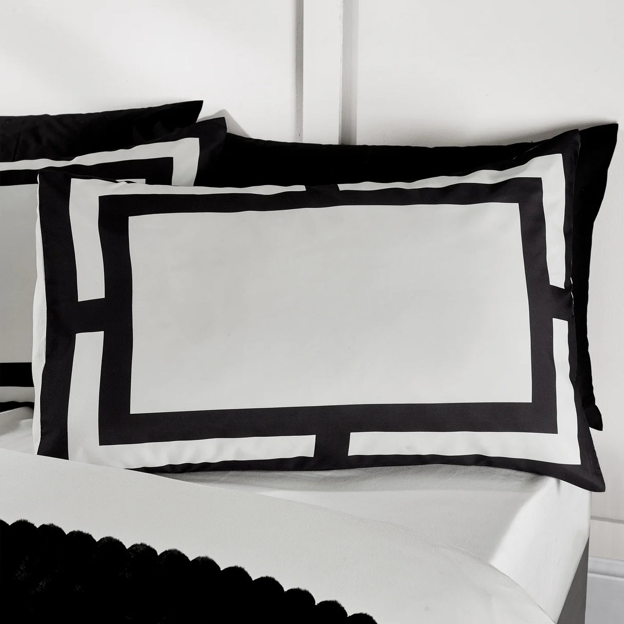 Catherine Lansfield So Soft Mono Panel Natural Duvet Cover Set 3