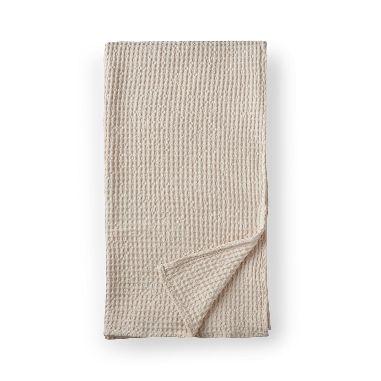 Pineapple Elephant Jaipur Chunky Waffle 100% Cotton Throw – Natural – 150cm x 200cm - Jaipur Waffle Natural Throw