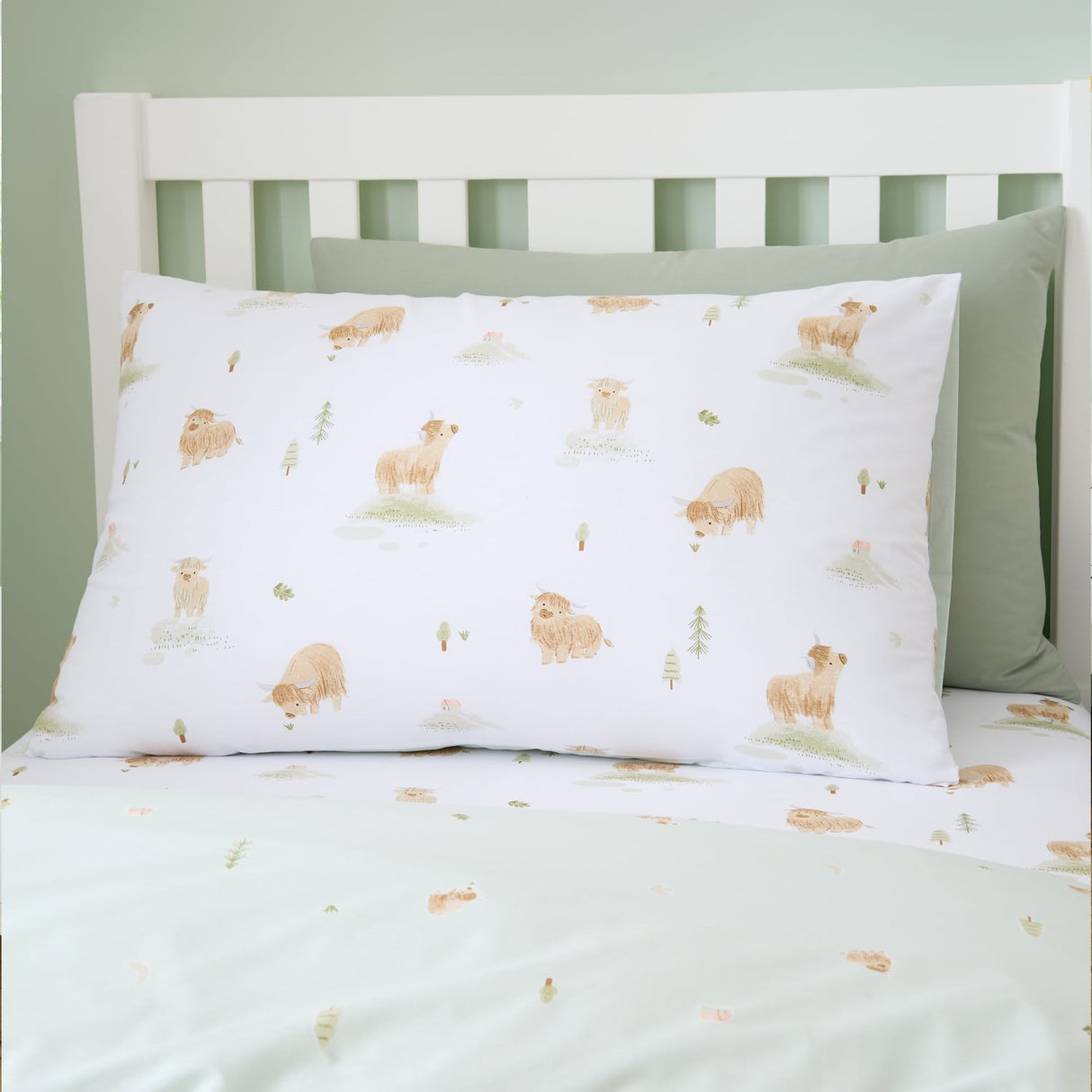 Bianca Fine Linens Mini Moo Duvet Cover Set - White - Mini Moo Duvet Set