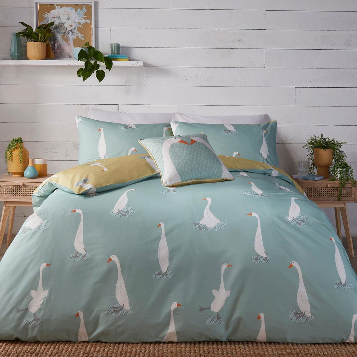 Puddles the Duck Duvet Cover Set by Fusion