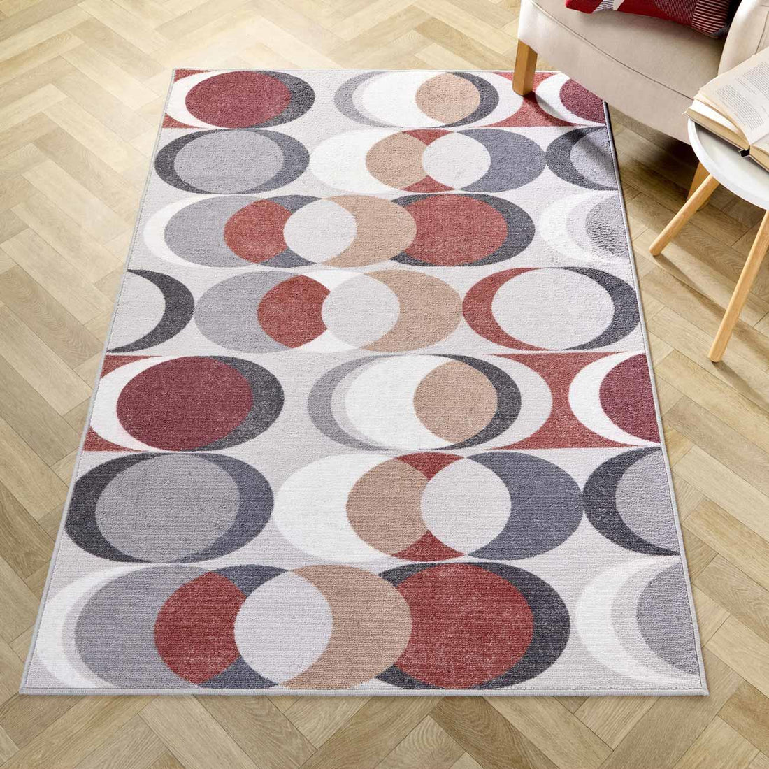 Sander Washable Rug Duck Egg 120cm x 180cm