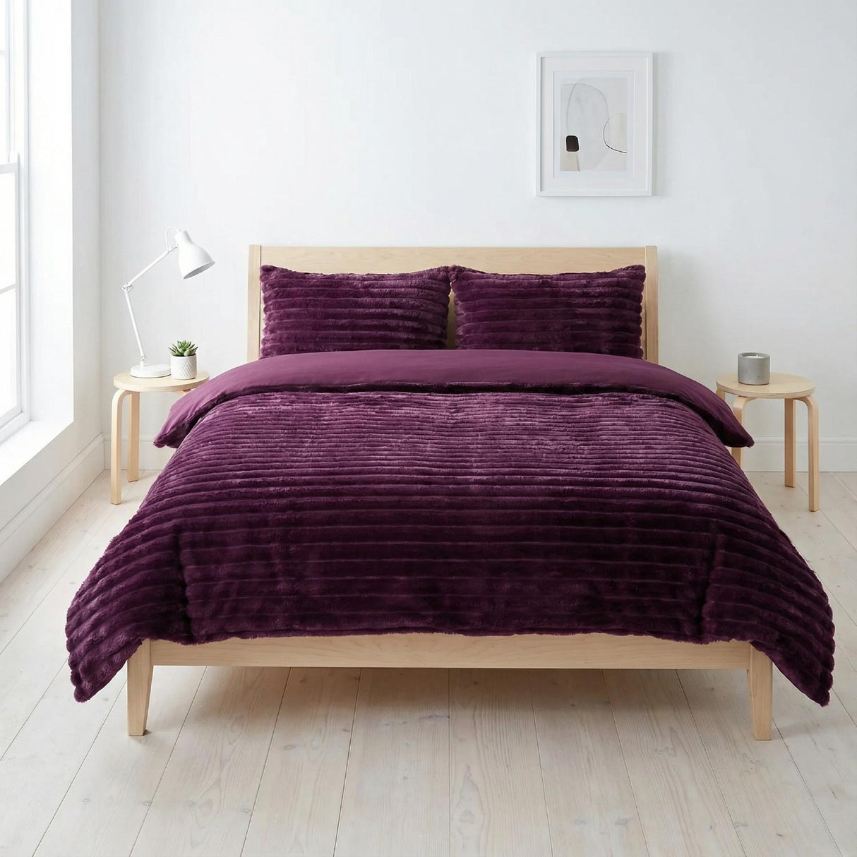 Rabbit Faux Fur Duvet Cover Set by Rapport Home