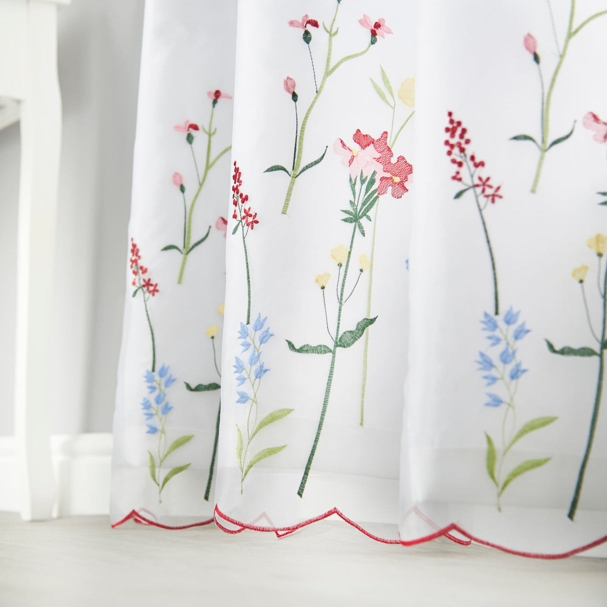 Springfield Tape Top Voile Curtains by Alan Symonds