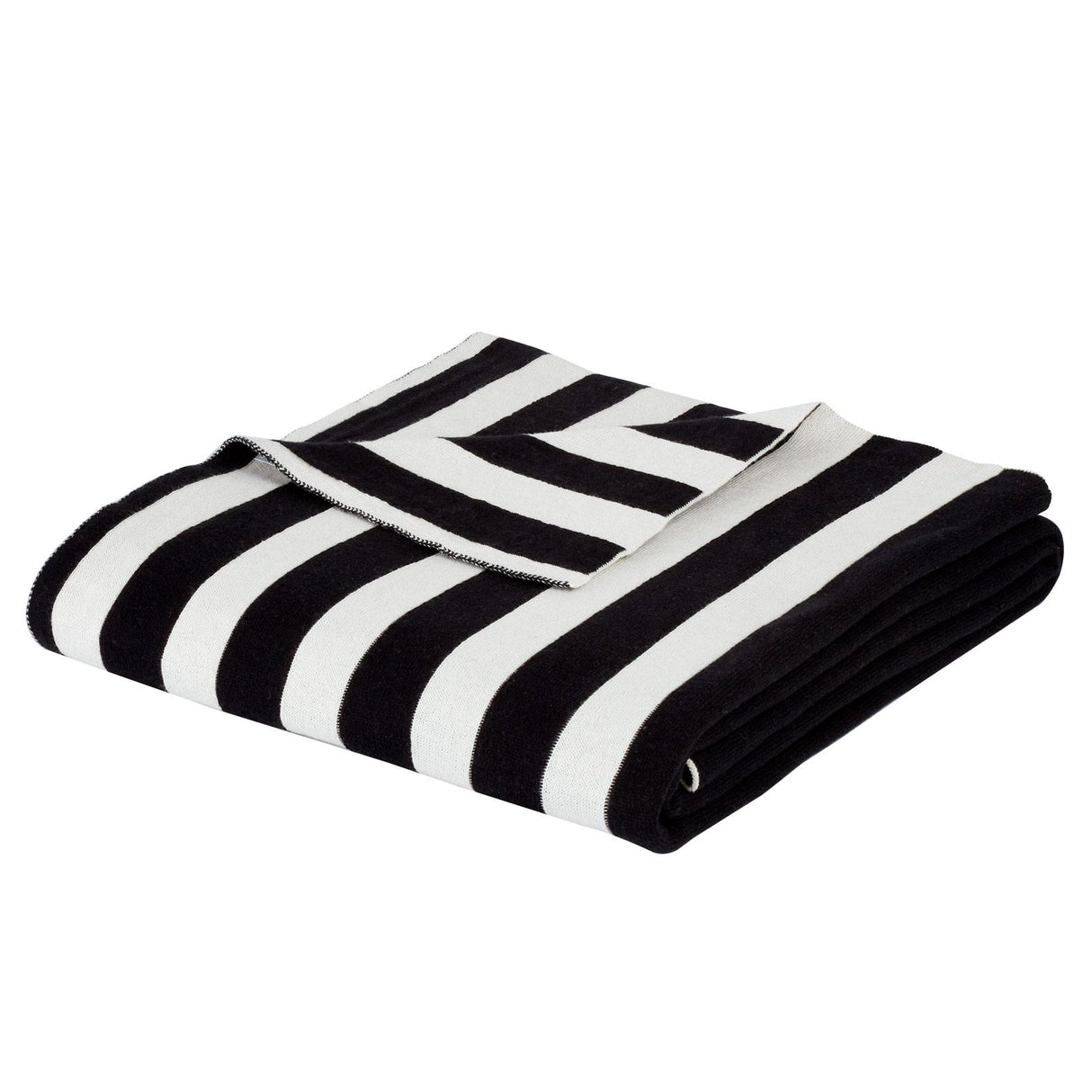 Knitted Stripe Throw by Style Sisters