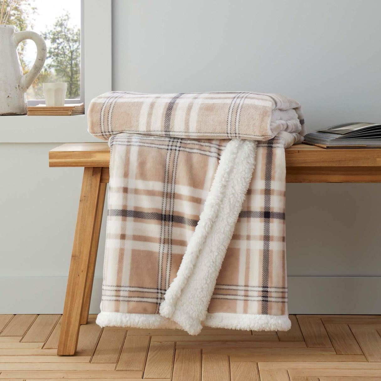 Catherine Lansfield Kelso Check Cosy Tartan Throw 130cm x 170cm