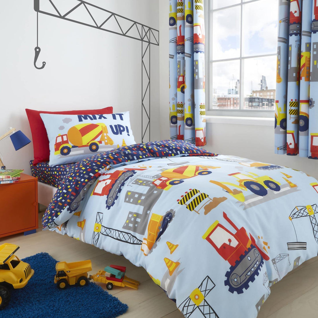 Catherine Lansfield Construction Kids Duvet Cover Set