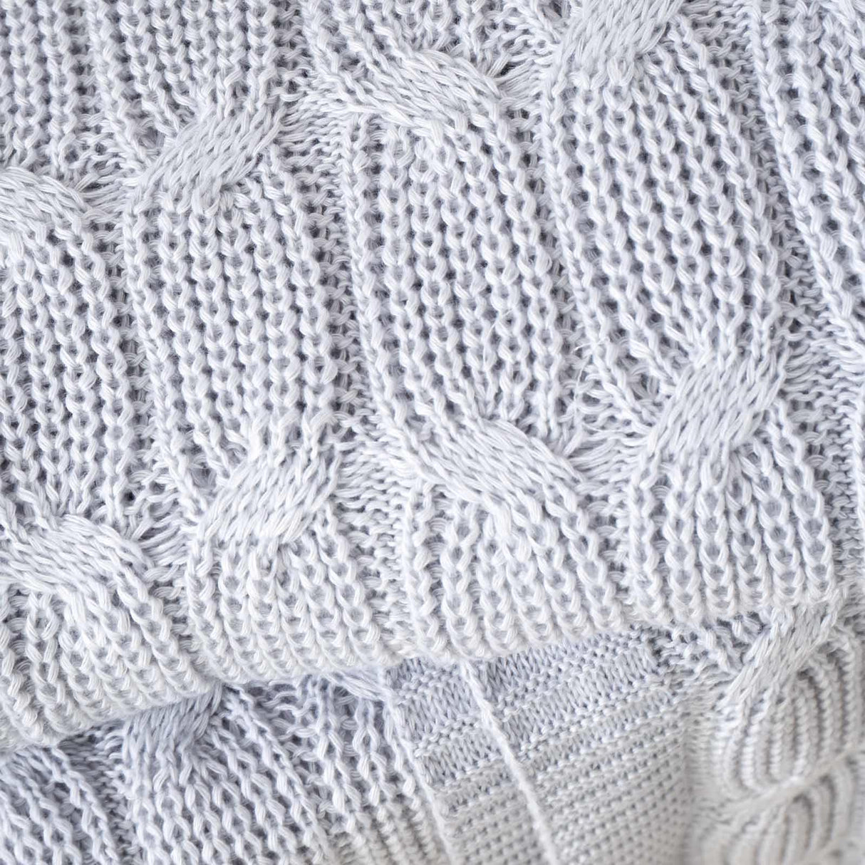 Chunky Marl Knit Throw Blanket 130cm x 170cm by Catherine Lansfield